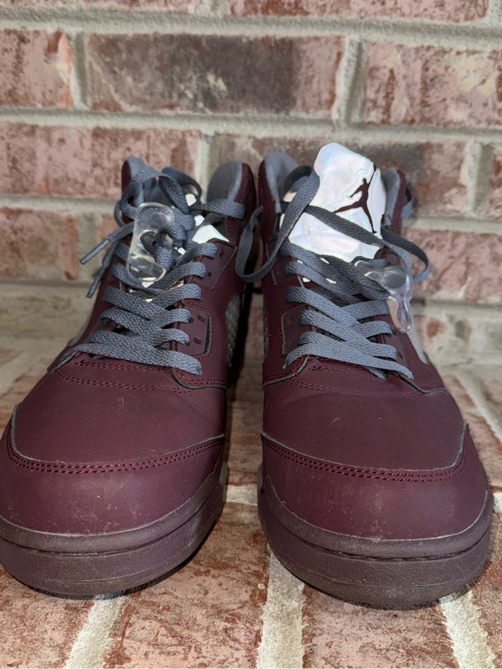 Mens Jordan 5 retro burgundy High-Top Sneakers size 13 - Picture 7 of 12